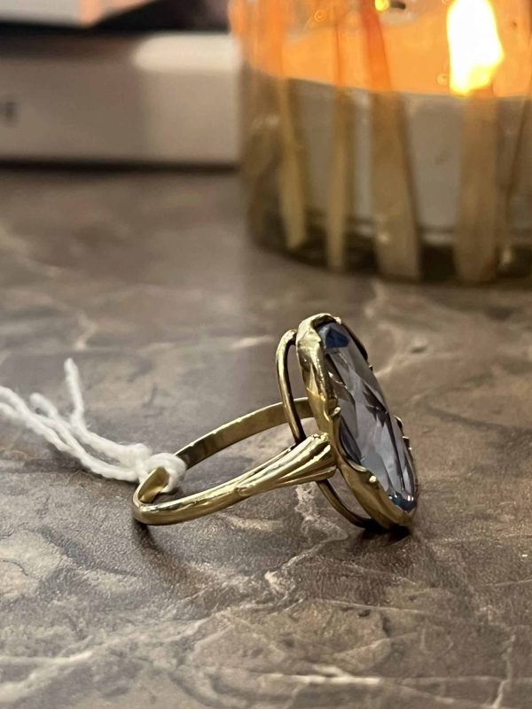 14k ring met topaas - Afbeelding 2