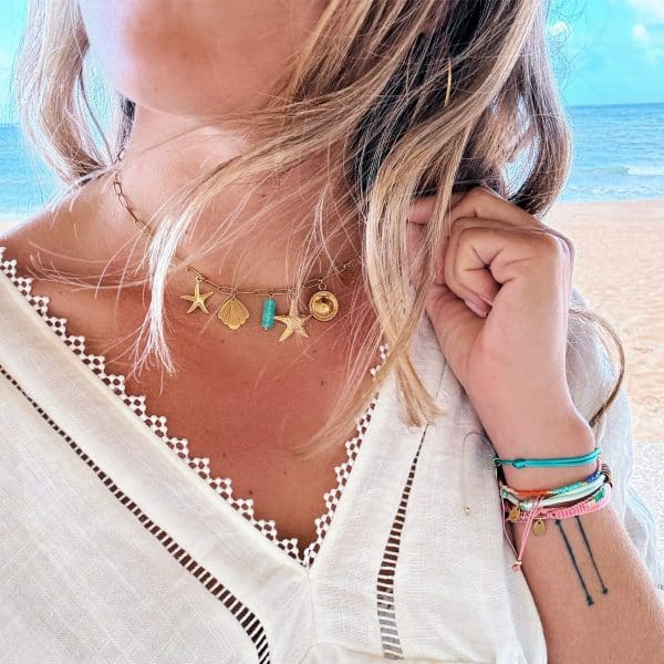 Bedelketting 'Sea Treasures' – goud