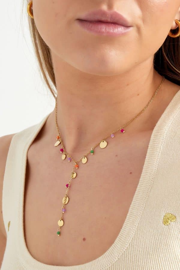 Ketting summer loving - goud - Afbeelding 3