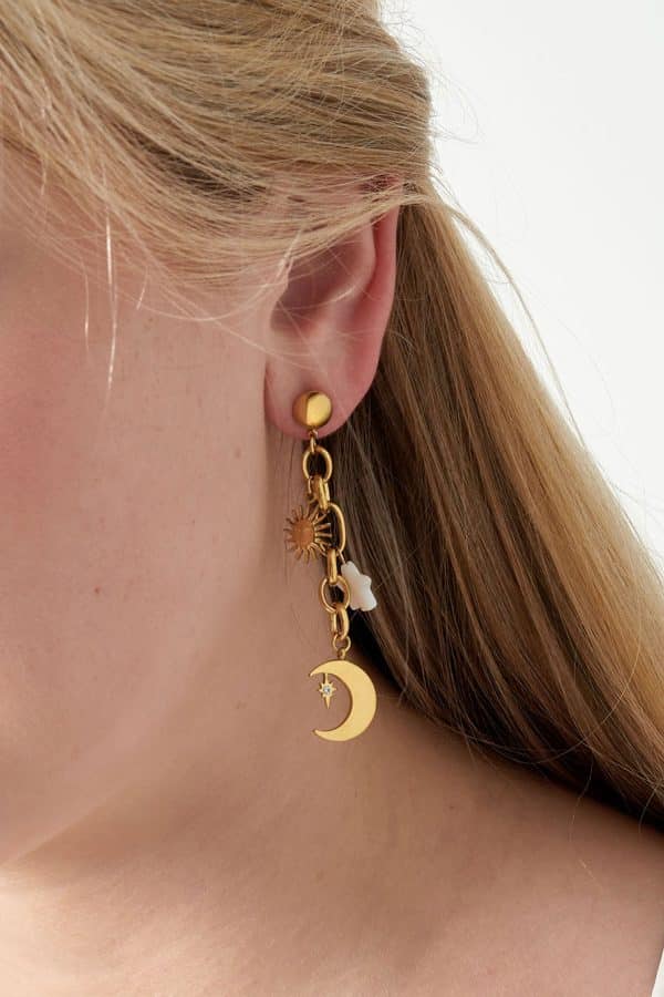 Oorbellen starshine - goud
