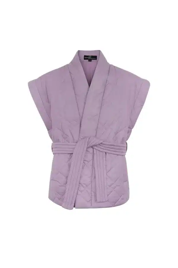 Gilet borduursel - lila - Afbeelding 2