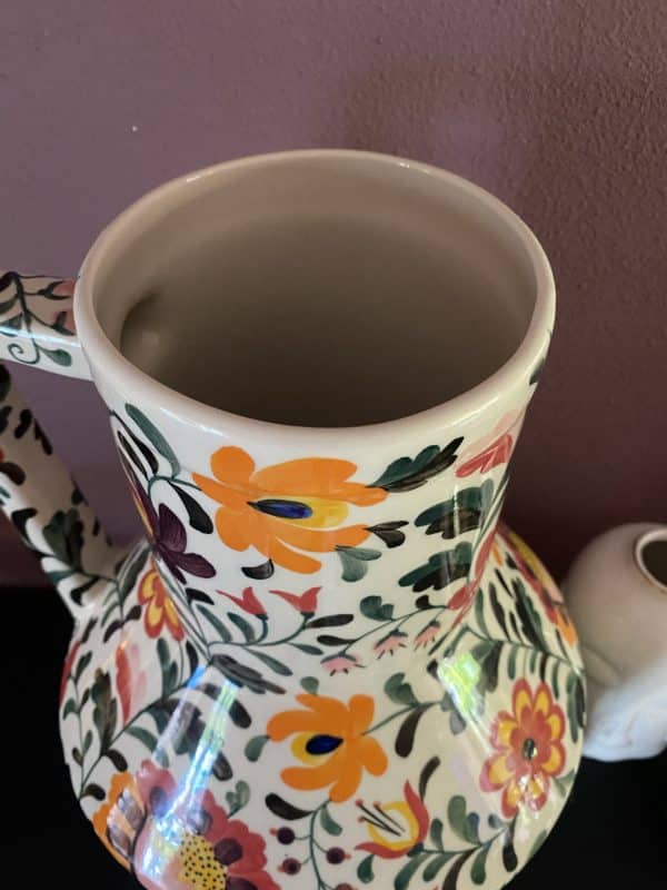 Vaas handgeschilderd Colorfull flowers - Afbeelding 4