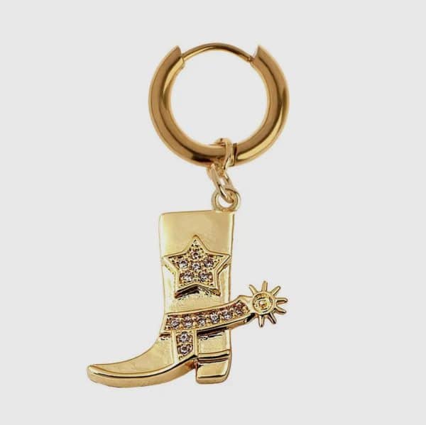 Anneday cowboy boot oorbel