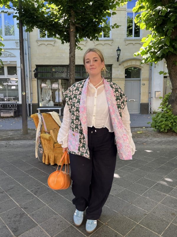 Reversible kimono jacket